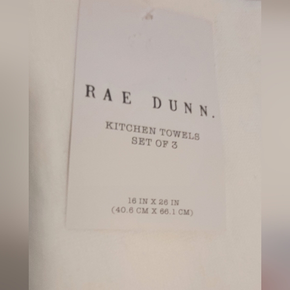 Rae Dunn "CELEBRATE" Set of 3 Kitchen Towels *Red White Blue* Fireworks - Picture 2 of 4